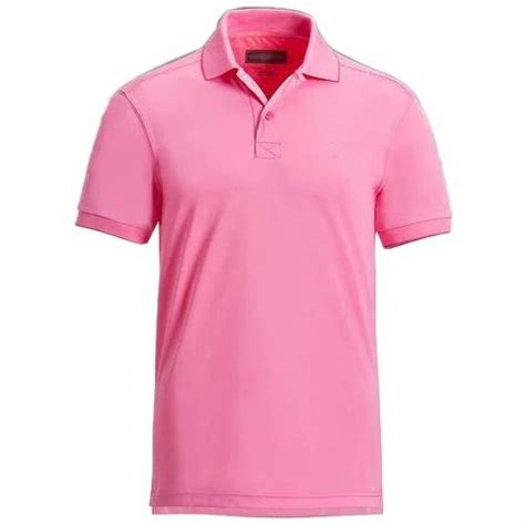 Men S Cotton Pink Plain Polo T Shirt At Rs 120 Piece In Hisar Id 19618846891