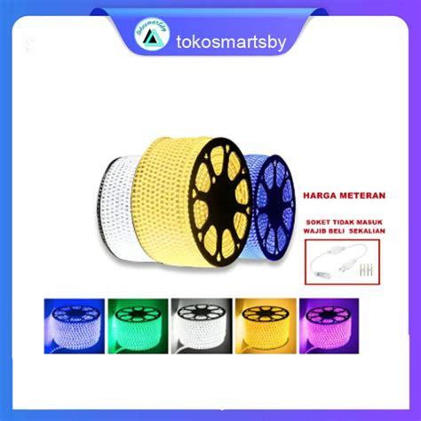 LED Strip Selang 5050 220V JUAL METERAN Super Terang SMD 5050