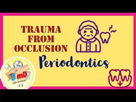 Trauma From Occlusion Tfo Part Periodontics Youtube