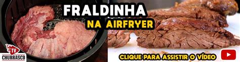 Banner Como Fazer Fraldinha Na Airfryer Tv Churrasco Tvchurrasco