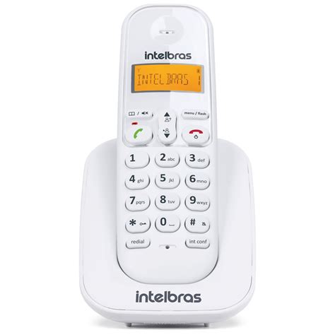 Telefone Sem Fio 1 Ramal Adicional TS 3112 Branco Intelbras Digi