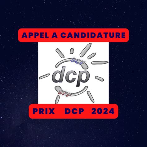 Prix DCP 2024 Société Chimique de France SCF