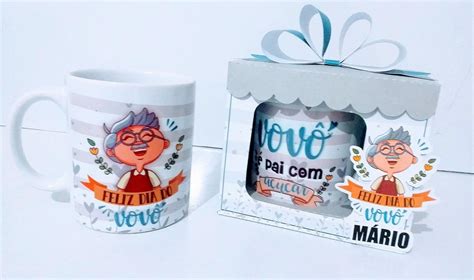 Caneca Personalizada Vovó Elo7 Produtos Especiais