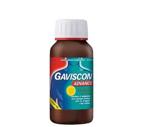 Gaviscon Advance Peppermint 150 Ml Line Shopping