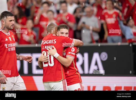 Benjam N Rollheiser Celebrates After Scoring Goal During Liga Portugal