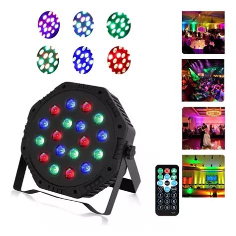 Cañon De Leds Rgb Audioritmico Dmx Multicolor Control Remoto Meses