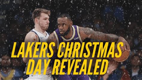 Lakers Christmas Day Game Revealed Youtube