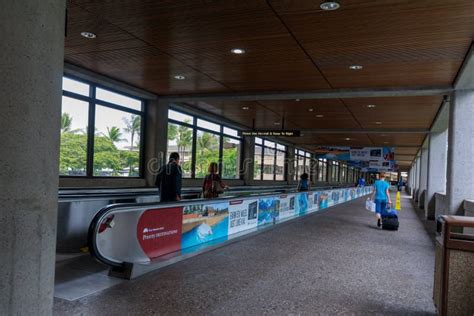 Terminal Scene Of Daniel K Inouye International Airport In Hawaii