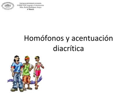 Hom Fonos Y Acento Diacritico Ppt