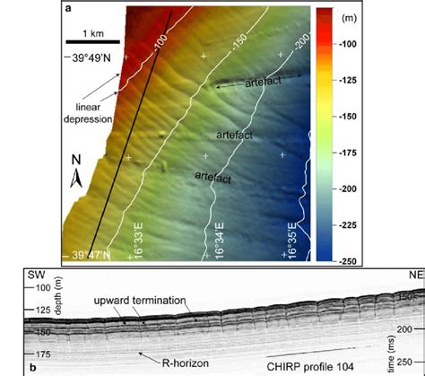 Dip Slope Elongated Linear Depressions A Shaded Relief Bathymetry