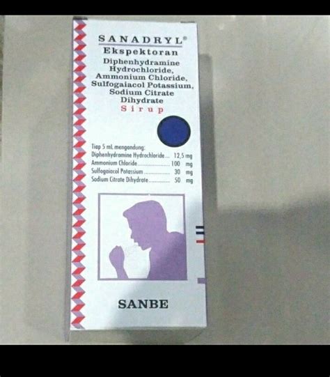 Sanadryl Sanadril Ekspektoran Sirup Ml Obat Batuk Berdahak Dewasa