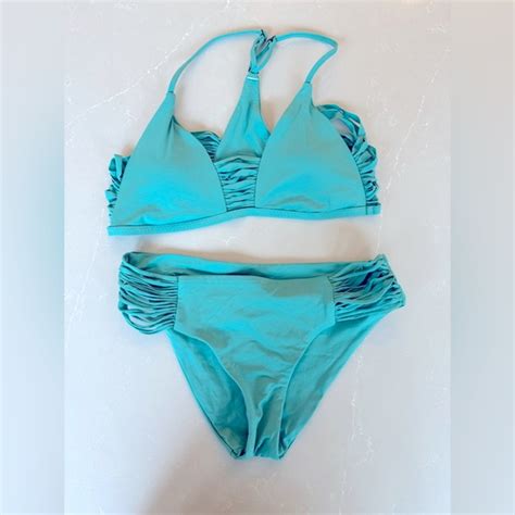 Isabella Rose Swim Gorgeous Aqua Bikini By Isabella Rose Medium Fit