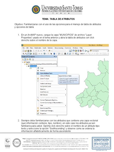 Guia Tabla De Atributos Pdf Informática