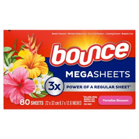Bounce Fresh Scent Dryer Sheets 80 Ct Kroger