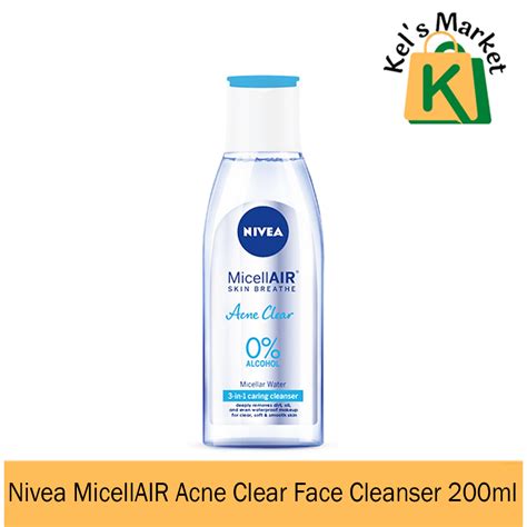 NIVEA MICELLAIR ACNE CLEAR FACE CLEANSER 200ml Shopee Philippines