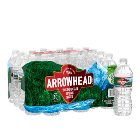 Arrowhead® Spring Water | .5 Liter 24-Pack | ReadyRefresh