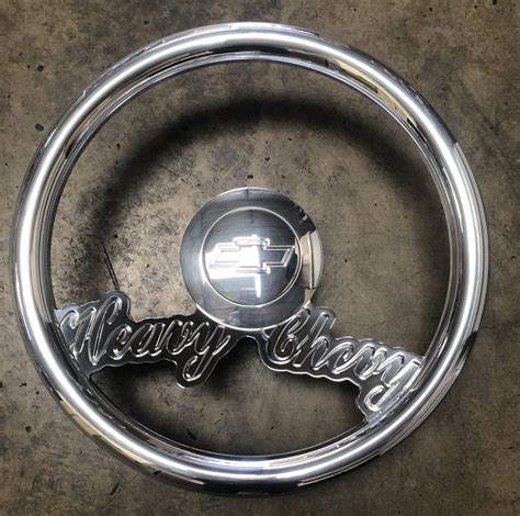 Full Custom Billet Steering Wheel - Heavy Chevy - X2 Industries