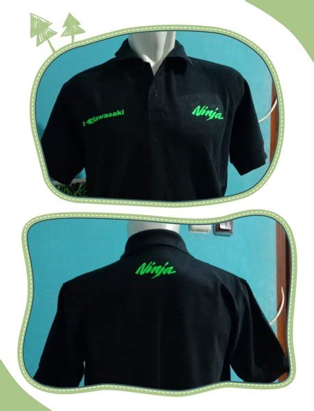 Jual Kaos Kerah Polo Shirt Baju Keren Motor Kawasaki Ninja Di Lapak