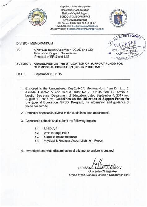 Pdf · Pdf File28092015 · Republic Of The Philippines Department Of