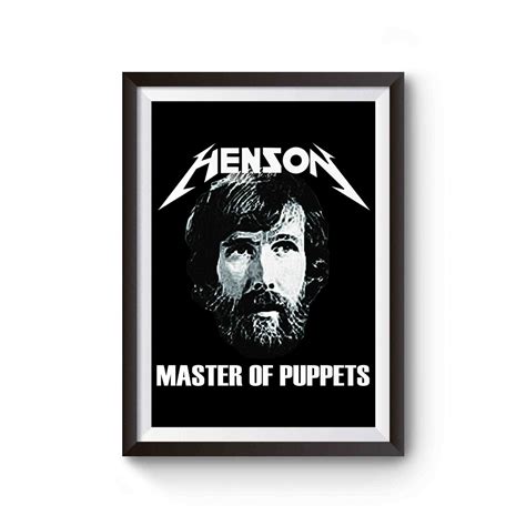 Jim Henson Master Of Puppets Muppets Vintage 1970s 1 Poster