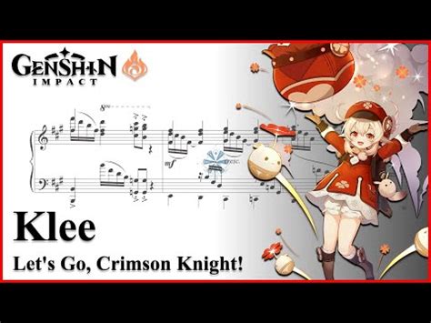 Let S Go Crimson Knight Klee Character Demo Genshin Impact