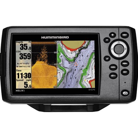 Humminbird Helix 5 DI GPS Fishfinder 409620 1 B H Photo Video