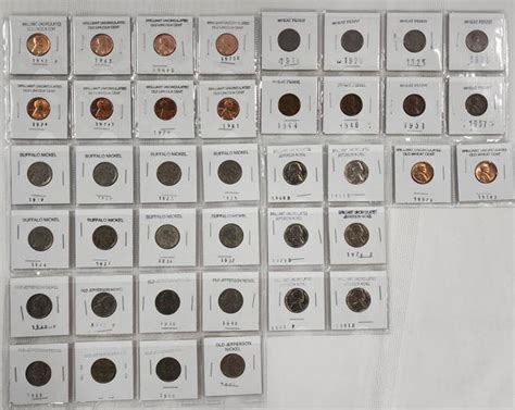 40 Collectible Pennies And Nickels