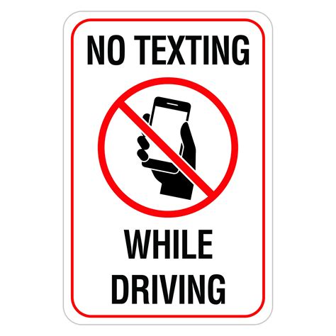 No Texting While Driving