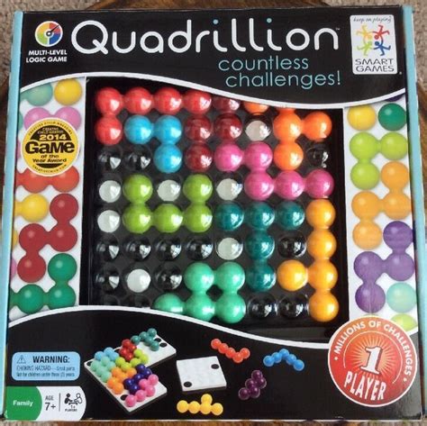 Smartgames Quadrillion Brain Teaser Game Ages 7 Multi Level Logic