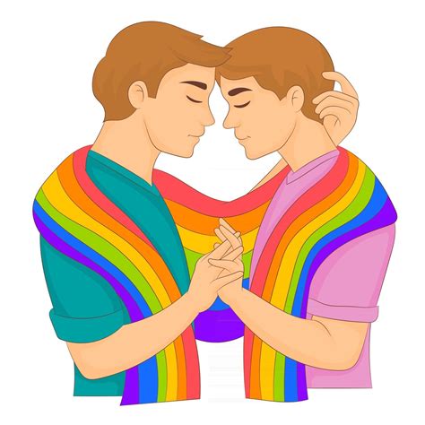 Mes Del Orgullo Lgbtq Bandera Del Arco Iris Amor Pareja 2791254