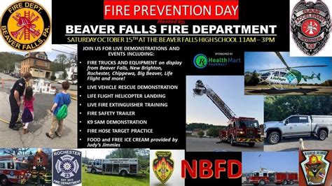 Fire Prevention Day In Beaver Falls Chippewa Township Volunteer Fire