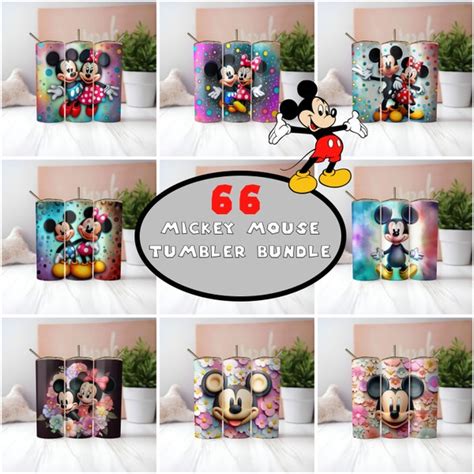 Mickey Mouse Sublimation Wrap For Tumblers Etsy