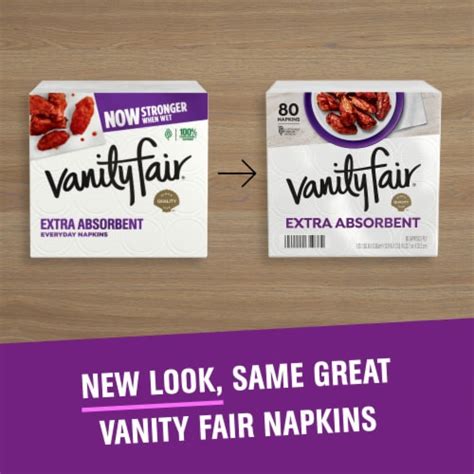 Vanity Fair Extra Absorbent Premium Paper Napkins 80 Ct Kroger