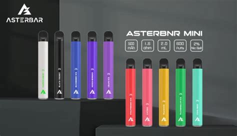 Asterbar Bar Disposable Vape 1500 Puffs E Cigarette 850 MAh Vape Pen