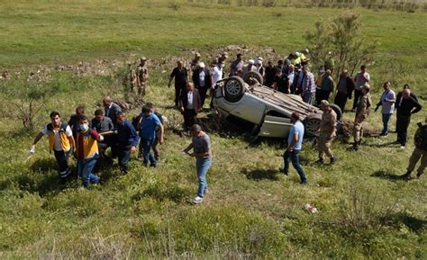 Taziye dönüşü feci kaza 2 ölü 3 yaralı Trabzon Haber Haber61