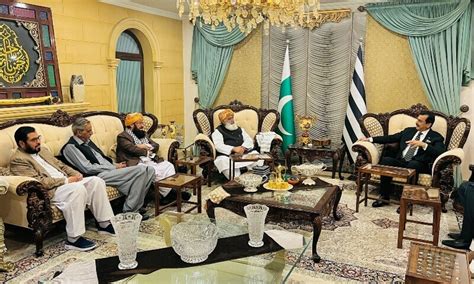 Ppp Delegation Calls On Jui F Chief Seeks Support In Presidential