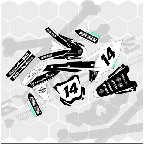 Decal Sticker Kx Klx Bf Crf L D Tracker Wr Klx Gordon