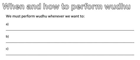 Week When And How To Perform Wudu Archives Safar Resources