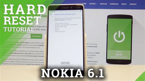 How To Hard Reset Nokia 61 Factory Reset By Settings Youtube