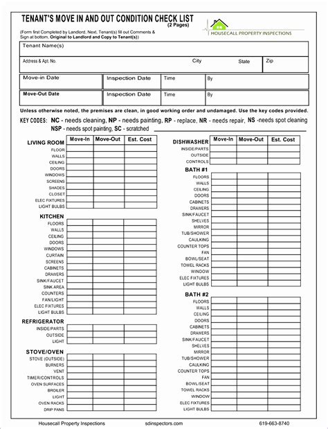 Office Move Checklist Excel