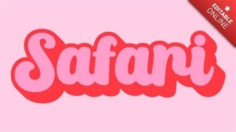 Safari Efeito Vibrações Retrô Dos Anos 70 Gerador de efeitos de