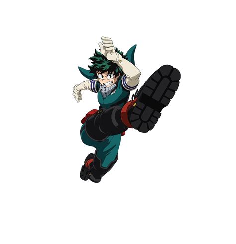 Deku Kicking Pose Even Before Deku Does Anything Extraordinary Or