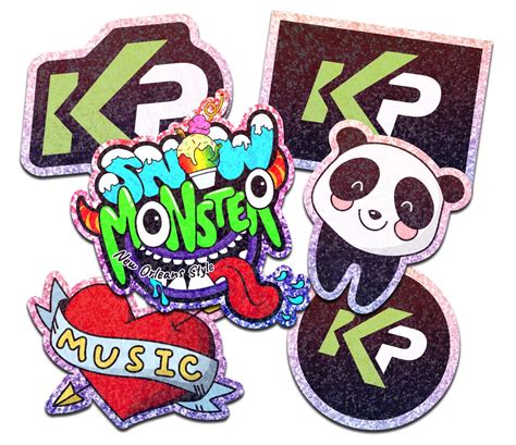 Glitter Stickers Kick Print