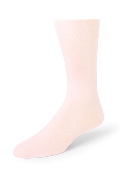 Petal Pink Men's Dress Socks - Black Tie Formalwear