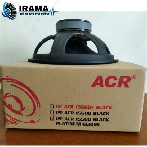 Jual Speaker Acr Inch Black Platinum Series Shopee Indonesia