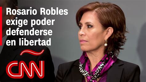 Rosario Robles En Entrevista Desde La Cárcel Para Cnn Exige Seguir