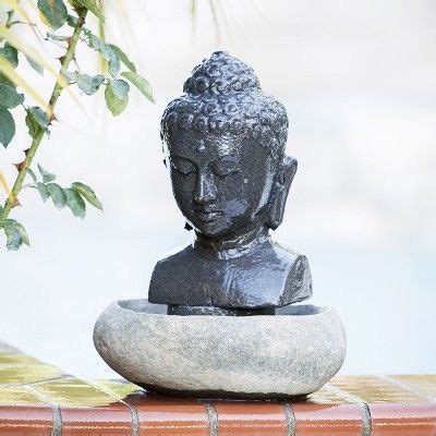 RM BUDDHA HEAD TABLE FOUNTAIN 15 Height R Marbles