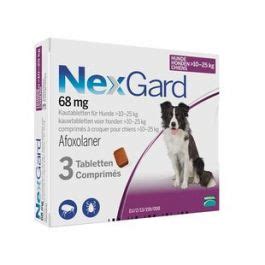 NexGard Hond L 10 25kg 3 Tabletten