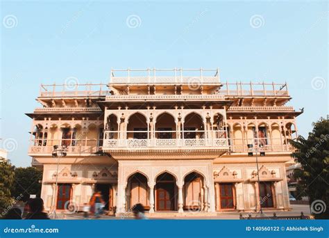 Huge Complex Inside the City Palace, Jaipur Stock Photo - Image of arches, building: 140560122