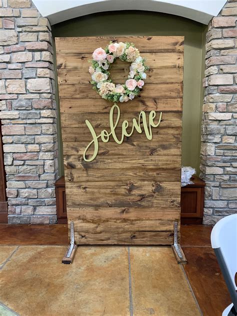 Wood Backdrop Wood Backdrop Backdrop Stand Event Decor